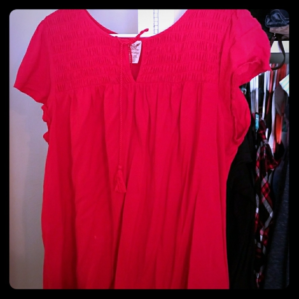 Red tunic /top